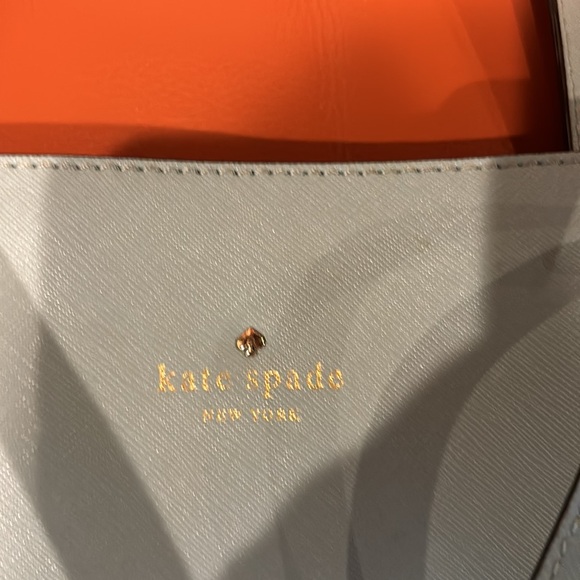 Light blue Kate Spade tote. Very good condition. - Picture 2 of 6